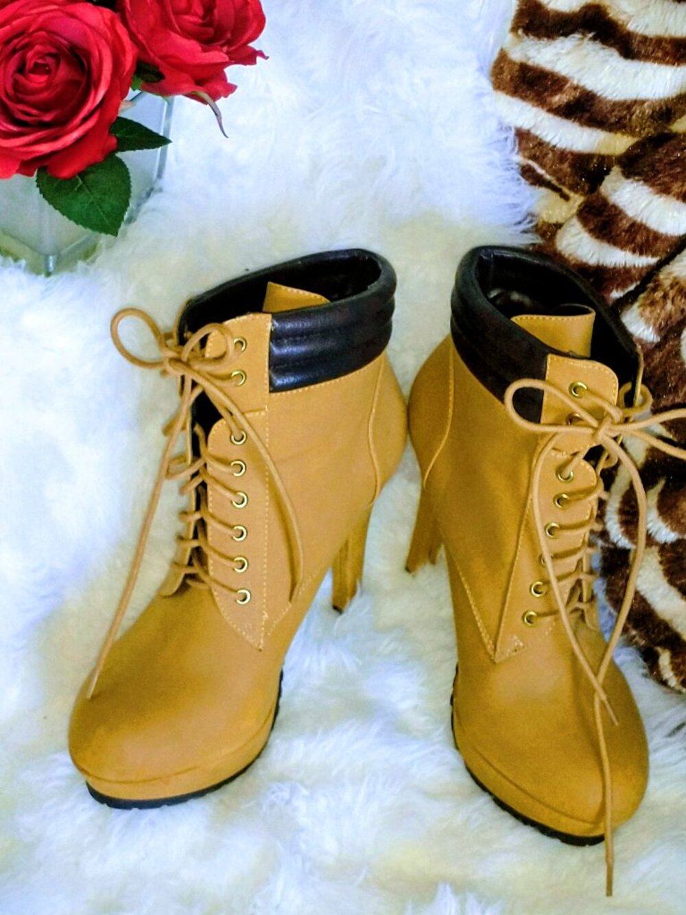 MIX No. 6 BOOTS - LIKE NEW | Color: TAN with BROWN TRIM CUSHION TOP| Size: 10